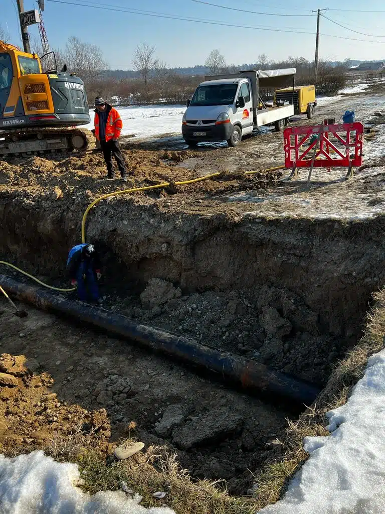 Lucrare de Foraj Orizontal prin Percuție în Vrancea - Imagine 3